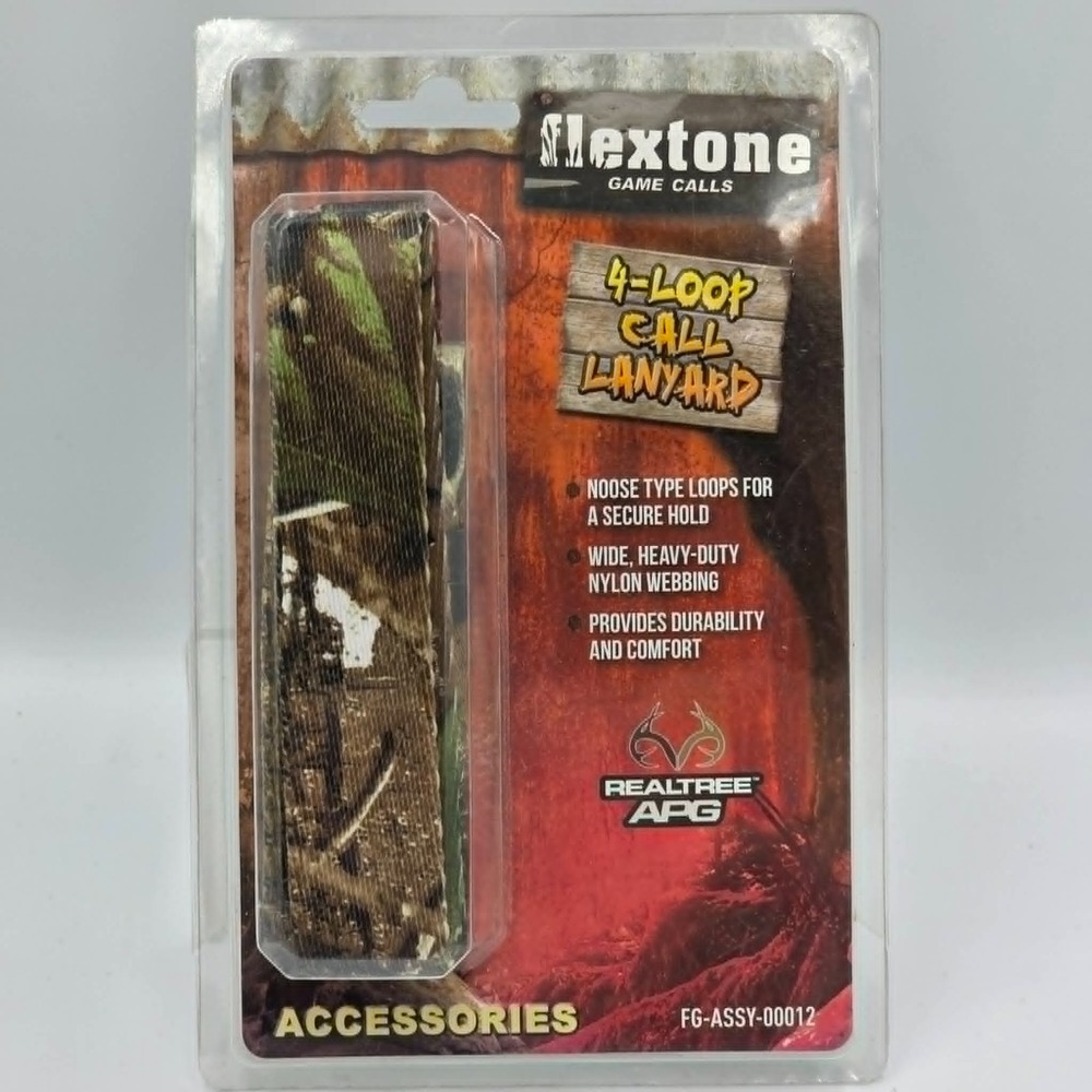 Flextone 4-Loop Mouth Call Lanyard Realtree FG-ASSY-00012 Turkey Bird Duck Goose